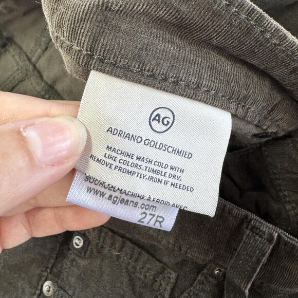 AG‎ Adriano Goldschmied Pants Womens 27R Brown The Legging Super Skinny Corduroy - Picture 4 of 8